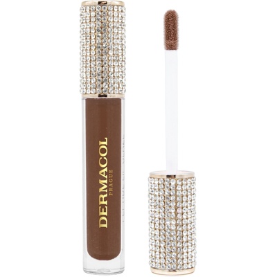 Dermacol Diamond Edition Peptide Lip Glaze ošetrujúci lesk na pery s peptidmi 06 Midnight 2,5 ml