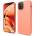 elago Soft Silicone Case - силиконов (TPU) калъф за iPhone 12, iPhone 12 Pro (оранжев)