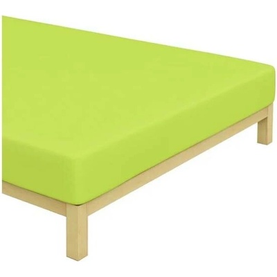 BedTex Prostěradlo jersey limetková 90x200