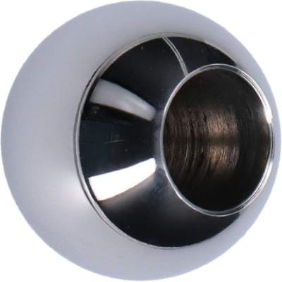 Koule koncová ø 25mm na trubku ø 12mm, otvor ø 12.2mm, leštěná nerez /AISI304