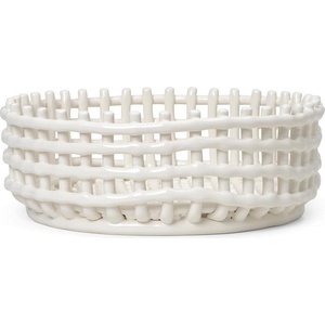 Ferm Living Фруктиера Ceramic керамика бяла (1104263533)