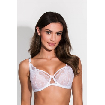 MEDIOLANO Дамски полуподплатен сутиен в бял цвят amelia 19203eh-73888-biaŁy - Бял, размер 80b