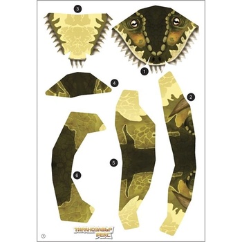 Тиранозавър Рекс 3Д модел за сглобяване