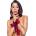 SuperLove Velvety Bondage Scarf Black-Red
