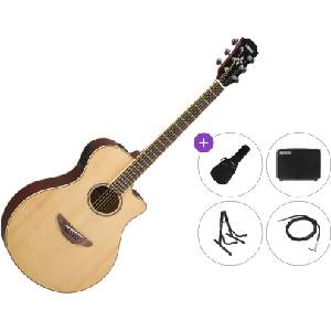 Yamaha APX600 Premium SET Natural Електро-акустична китара Джъмбо