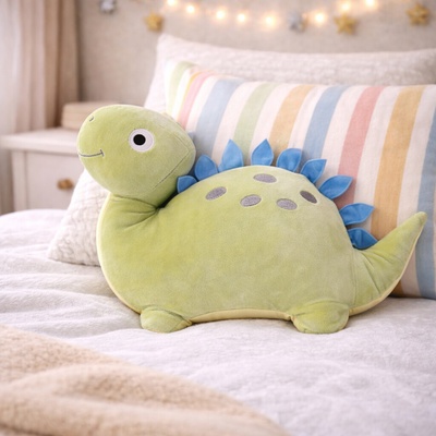 Sleepwell vankúš DINO zelený Mikroplyš 40 cm