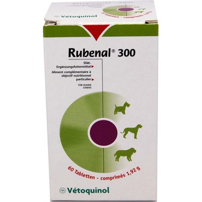 Rubenal doplnkové krmivo na podporu funkcie ľadvín 300 mg 60 tbl