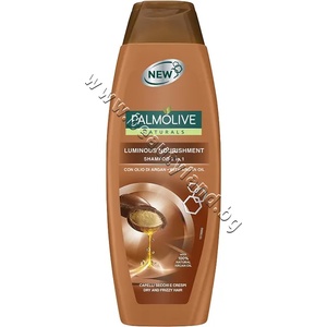 Palmolive Шампоан Palmolive Naturals Luminous Nourishment 2 in 1, p/n PA-2147 - Шампоан за суха и къдрава коса с арганово масло (PA-2147)