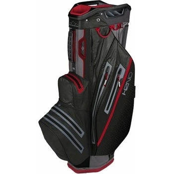 Sun Mountain H2NO Cart Bag 2023 Nickel/Black/Red Чантa за голф