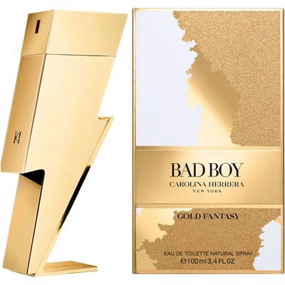 Carolina Herrera Bad Boy Gold Fantasy toaletná voda pánska 100 ml