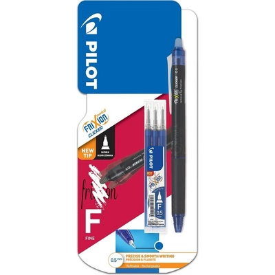 Pilot FriXion Point Clicker 05 / 0.25 mm, modré + náplň (3131910572428)