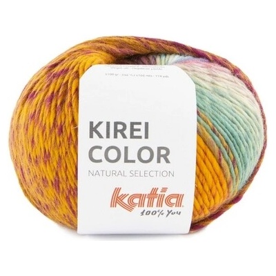 KIREI COLOR Katia Farby KIREI COLOR: 354 oranžová-čučoriedková-modrozelená