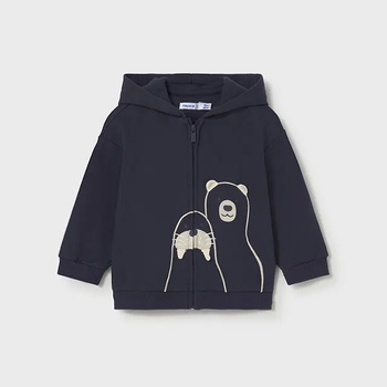 MAYORAL Суичър с щампи play цвят тъмносин за бебе момче Mayoral