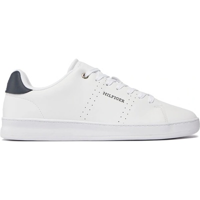 Tommy Hilfiger Сникърси Tommy Hilfiger Court Cup Lth Perf Detail FM0FM05038 White YBS (Court Cup Lth Perf Detail FM0FM05038)