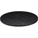 Decora Podnos pevný čierny kruh 35 cm