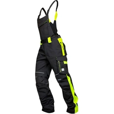 Ardon NEON HI VIS MONTÉRKOVÉ NOHAVICE S NÁPRSENKOU ČIERNO ŽLTÉ H6402