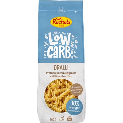 Recheis Low Carb těstoviny Fusilli papírový sáček 300 g