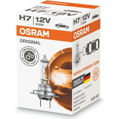 OSRAM žárovka H7 12V 55W PX26D ORIGINAL – Zboží Mobilmania