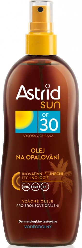 Astrid Sun olej na opalování spray SPF30 200 ml