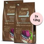 Fitmin Purity Възрастен Ориз Риба & Еленско 2 x 12 кг