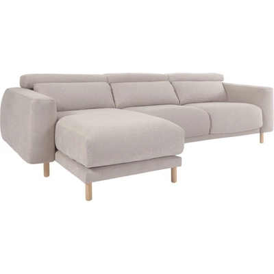 Kave Home Singa 296 cm béžová levá