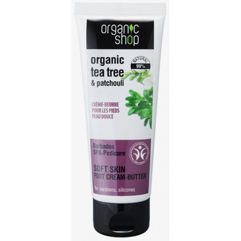 Organic Shop přírodní krém-máslo na nohy Barbadoské Spa-Pedicure 75 ml