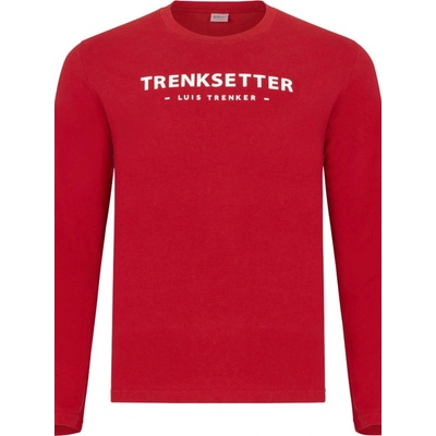 Luis Trenker Trenksetter mens t-shirt E39020 červená