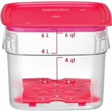 Cambro Nádoba na potraviny CamSquares Fresh Pro Cambro priehľadná 5,7 l 229 x 229 x 180 mm