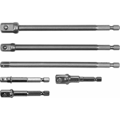 Sada adaptérov do vŕtačky HEX 1/4" na gola hlavice 6 ks Yato YT-04629