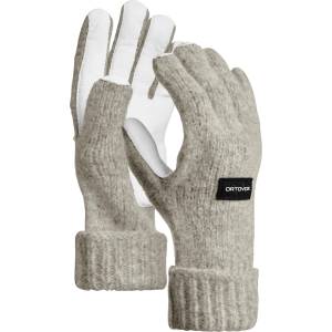 Ortovox Ръкавици Ortovox Classic Wool Glove Leather Gloves - Grey Blend (202-8310-0212)