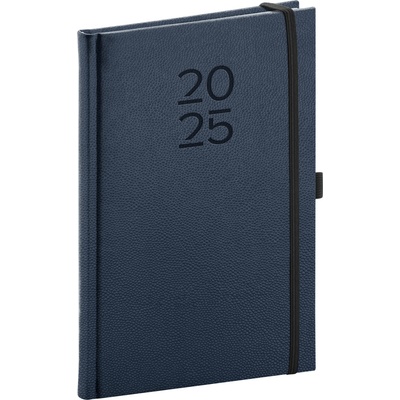 Presco Group A5 Týdenní 2025 Vellum modrý