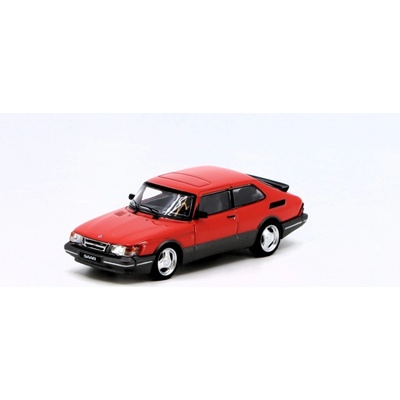 TARMAC Models Saab 900 Turbo červená Tarmac Works 1:64