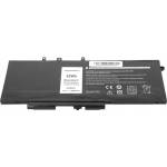 Dell Dell, 4 клетки, 7.6V, 62Wh, Заместител
