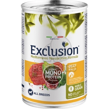 Exclusion Mediterraneo Monoprotein Formula All Breeds консерва за кучета - говеждо 400 г