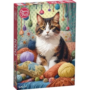 Cherry Pazzi - Puzzle Knitty Cat - 1 000 piese