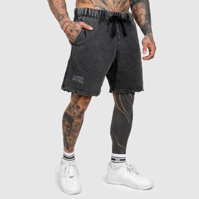 Iron Aesthetics Pánske kraťasy ASTHX washed black
