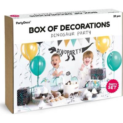 Narozeninový box dekorací DINO | PARTY DECO