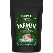 Lyopet Farmer Puppy Jahňacie s tuniakom a kolostrom 0,4 kg