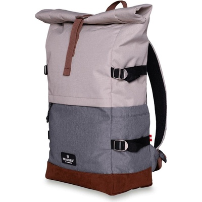 Walker Batoh Roll-up Two Popcorn/Grey, béžová/šedá 30 l