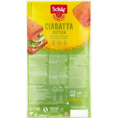 Schär Pečivo Ciabatta Rustica bezlepková 200g