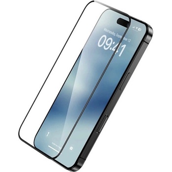 Benks Калено стъклено защитно покритие за дисплея на iPhone 17 Pro - Benks Air Shield HD Full Screen Tempered Glass (черен-прозрачен)