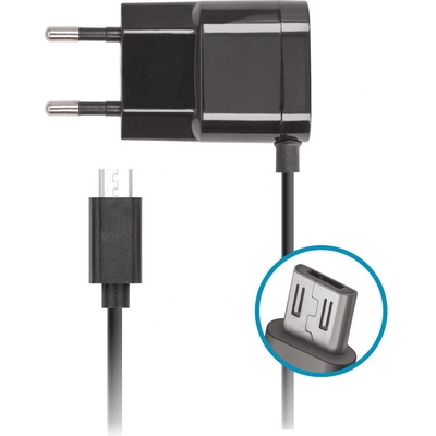 Forever Зарядно Forever с microUSB кабел, 220V, 1A