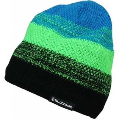 Blizzard čepice Cube black neon green blue
