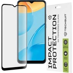 Techsuit Oppo A15 / A15s / A16 / A16s / A54s - 111D пълно покритие / пълно залепено стъкло - черно