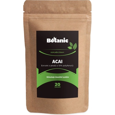 Botanic Acai Extrakt z plodov s 10% polyfenolov 40 kapsúl