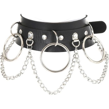 Image 1 of STD Metal Collar with Chains