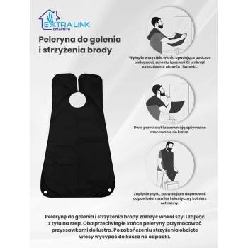 EXTRALINK Kadernícka plachta čierna