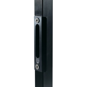 Locinox Насрещник за декоративна градинска брава - черен цвят (p00011140-9005)