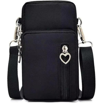 Dámská crossbody kabelka 3v1 Černá