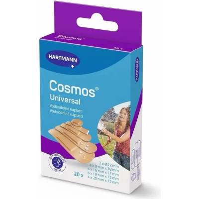 Cosmos náplast voděodolná 20 ks ve 5 velikostech